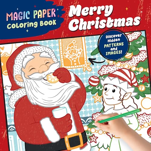 Magic-Paper-Coloring-Book:-Merry-Christmas! Magic Paper Coloring Book: Merry Christmas!